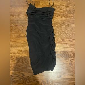 Black cocktail dress
